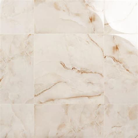 Ivy Hill Tile Selene Pearl Onyx 24 In X 24 In X 10mm Polished