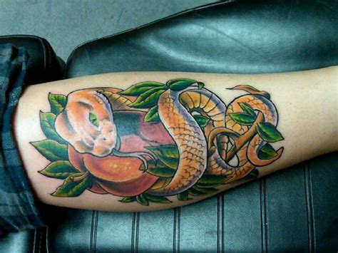 Pin By Aron Taylor On Aron Taylor Tattoos Snake Tattoo Design Color