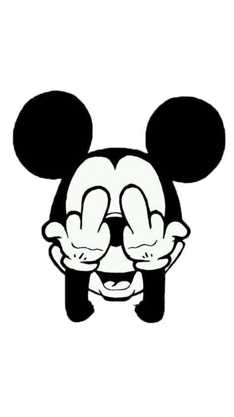 Mickey Mouse Middle Finger Drawing The Finger Clip Art Mickey Mouse