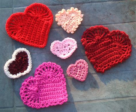 Pins And Needles Easy Crochet Hearts