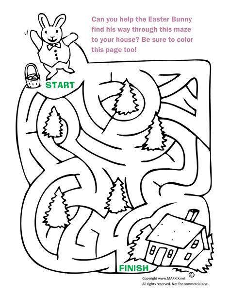 Another Easter Bunny Maze