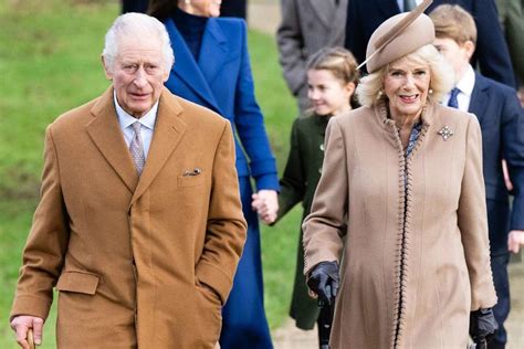 King Charles And Queen Camilla Lead Christmas Walk During An Extra