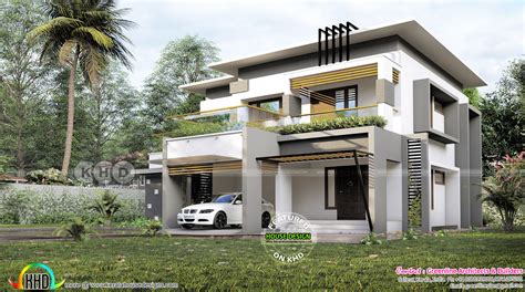 2600 Sq Ft 4 Bedroom Contemporary House Kerala Home Design And Floor