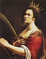 Artemisia Gentileschi - Italian Baroque painter, picture St. Catherine ...