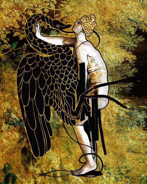 Leda And The Swan Illustration Art Leda