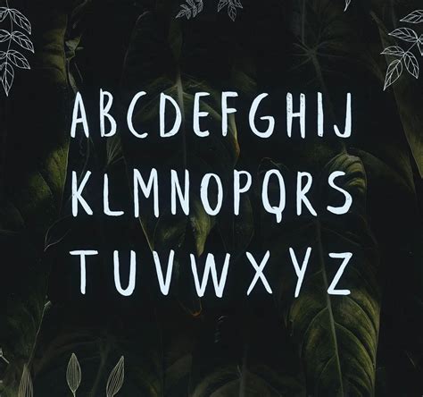 Leafy Brush Font Free Fonts