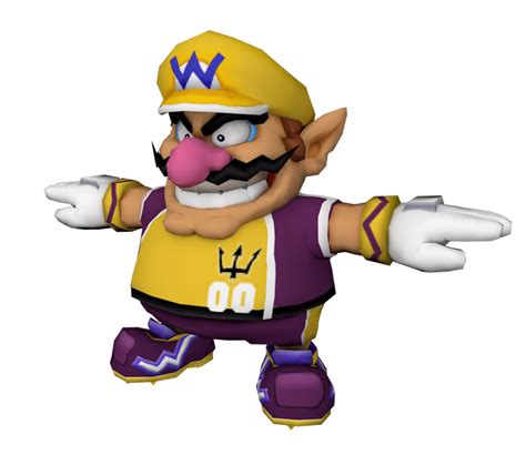 GameCube - Super Mario Strikers - Wario - The Models Resource