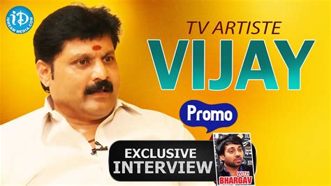 Moments from the preparations of the sixth vijay television awards, where television artists receive accolades for their work, are. TV Artist Vijay Yadav Exclusive Interview - Promo ...