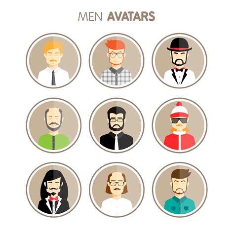 30 Free Download Vector Psd People Avatars Set Free And Premium Creatives