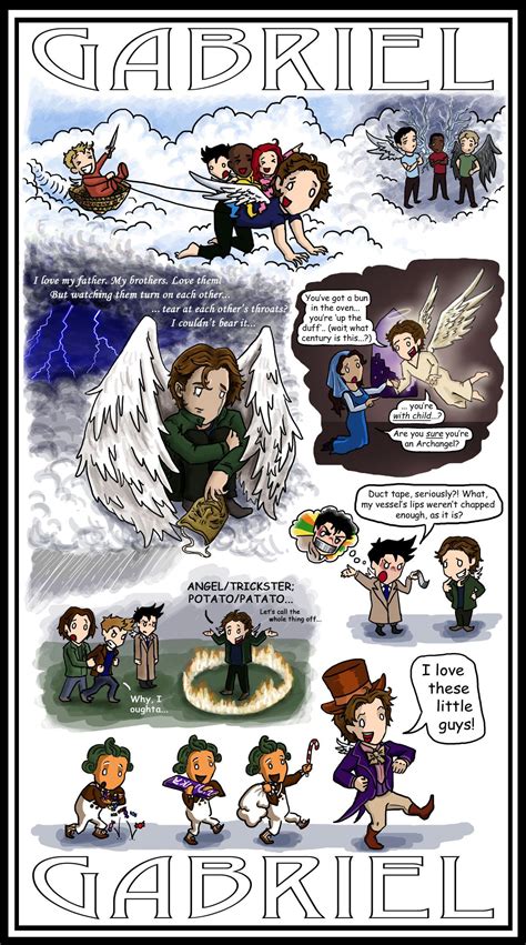 Gabriel By Blackbirdrose On Deviantart Supernatural Comic