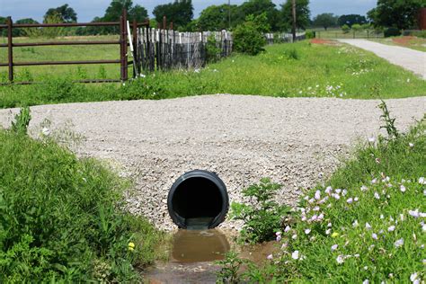 How To Install Polyethylene Culvert And Drain Pipe