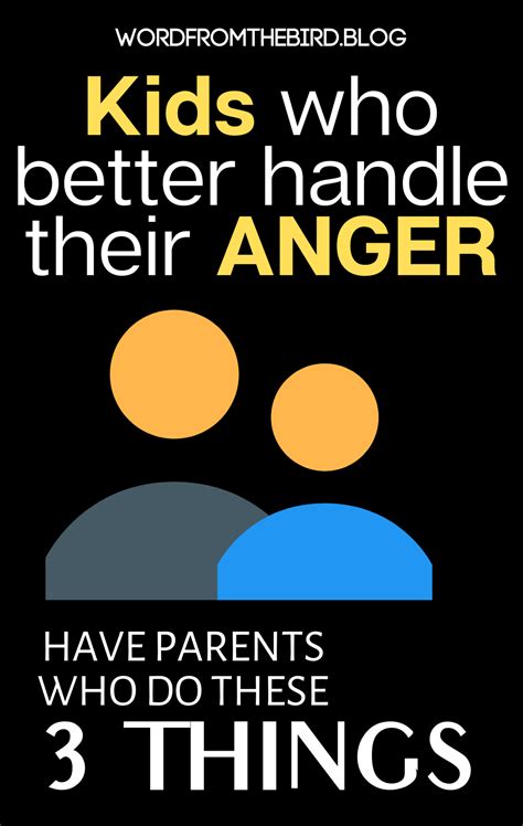 3 Ways To Respond To An Angry Child Word From The Bird Parenting