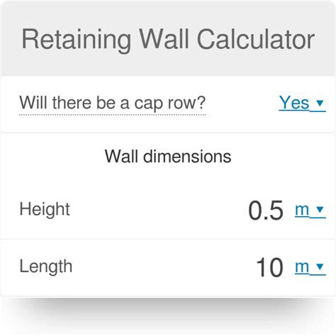 Cost To Build Retaining Wall Calculator Kobo Building