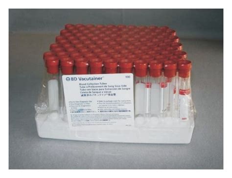 BD Vacutainer Venous Blood Collection Tubes Vacutainer Plus Glass Serum Fisher Scientific