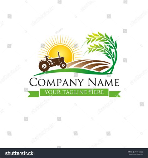 Agriculture Logo Design Stock Vector Royalty Free 797518000