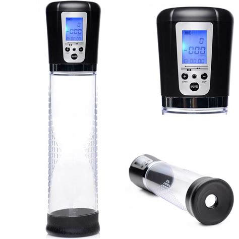 Electric Penis Pump Digital Rechargeable Male Men Penis Enlarger Growth MH U EBay