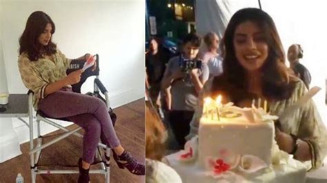 Priyanka Chopra Got A Surprise Birthday Celebration On The Sets Of Quantico Season 2 Youtube