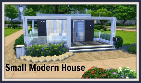 Sims 4 - Small Modern House - Dinha