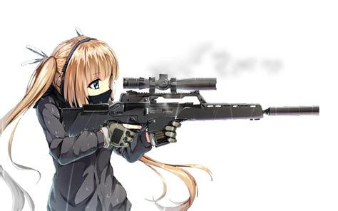 sniper anime girl wallpapers wallpaper cave