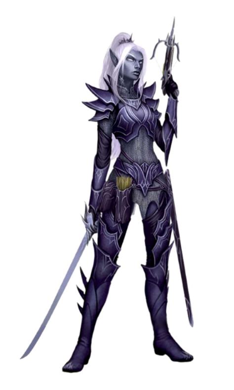 female noble drow ranger pathfinder pfrpg dnd dandd 3 5 5th ed d20 fantasy fantasy races