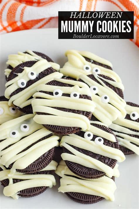 Mummy Cookies Easy Halloween Cookie Recipe Boulder Locavore