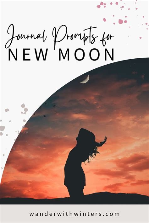 Journal Prompts For New Moon Journal Prompts New Moon Lunar Cycle