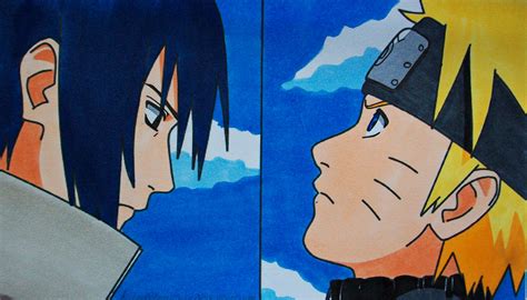 Rivals Forever Naruto And Sasuke By Sakakithemastermind On Deviantart