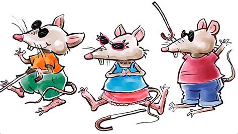Three Blind Mice Nursery Rhyme Youtube