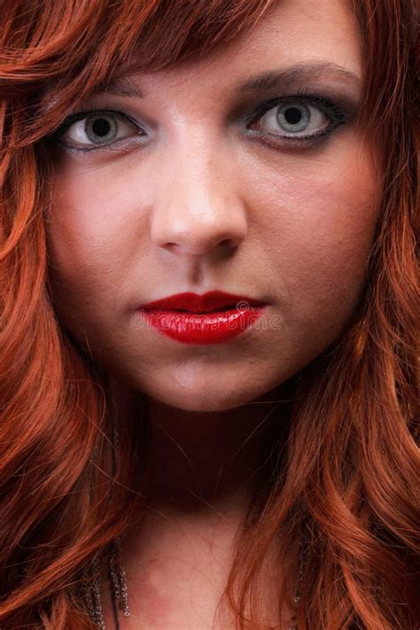 Lovely Redhead Young Beautiful Red Haired Woman Stock Image Image Of Portrait Cute 24211837