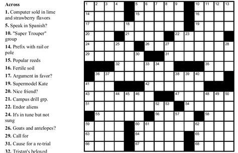 Printable Daily Commuter Crossword