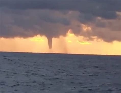 A Tornado Occurred On The Mediterranean Sea Iha News