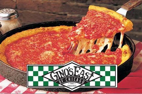 Chicago Deep Dish Pizza At Ginos East A Picky Eater In The Chicago