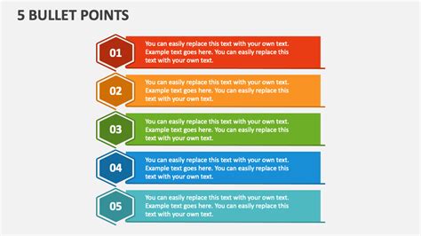 Free 5 Bullet Points Powerpoint Presentation Slides Ppt Template