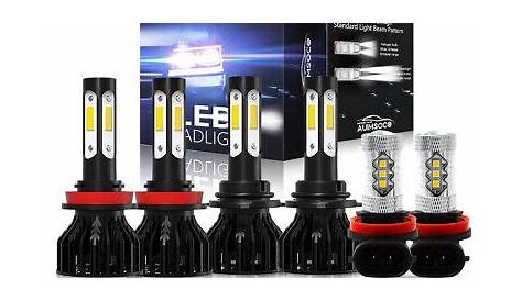 6x LED Headlight Fog Light Bulbs For Honda Odyssey 2005 2006 2007 2008