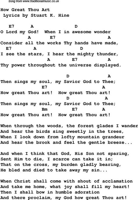 Awesome God How Great Thou Art Lyrics NormaBrinelition
