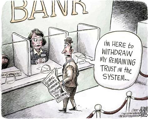 Political Cartoon On Bank Profits Up By Adam Zyglis The Buffalo News