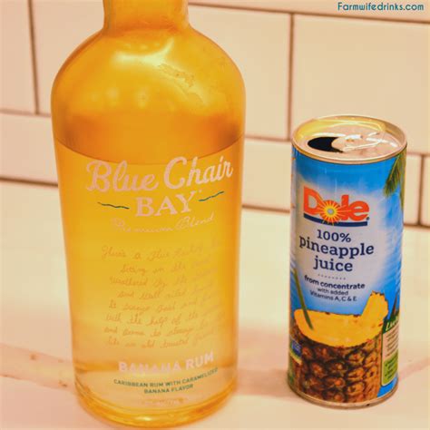 Tropical Breeze Rum Drink Is A Combination Of Pineapple Juice And Banana Rum With A Splash Of