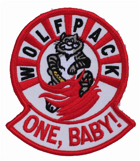 Vf 1 Wolfpack One Baby Us Navy Logo Military Insignia Us Navy