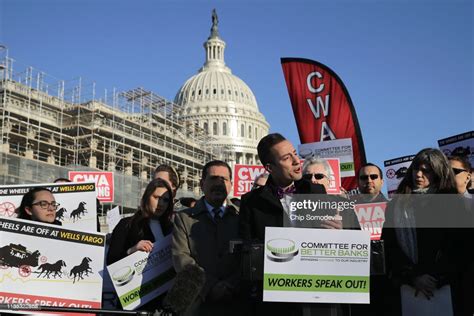 Former Wells Fargo Employee Kilian Colin Addresses A Rally And News News Photo Getty Images