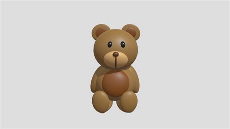 Teddy Bear Plushie 3d Model By Juicyjr 69752de Sketchfab