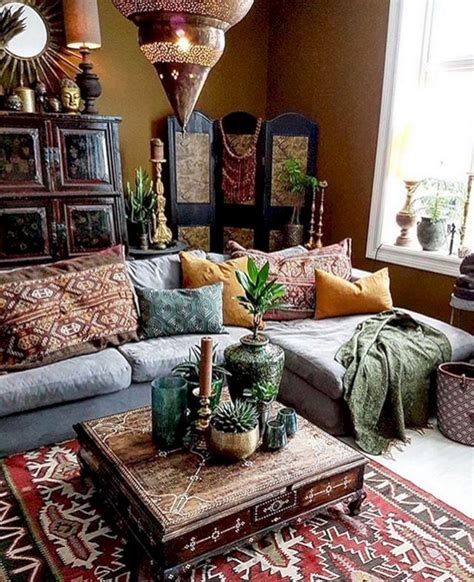 10 Bohemian Living Room Design