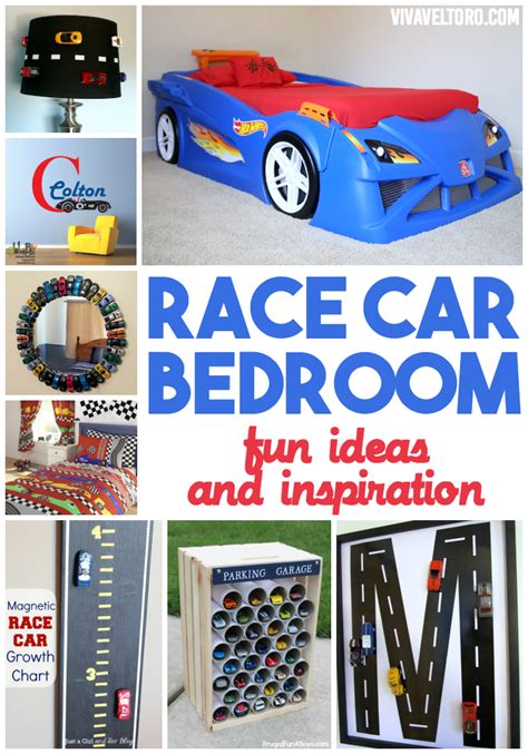 Looking for car bedroom ideas for boys? Race Car Bedroom featuring the Step2 Hot Wheels Toddler To ...