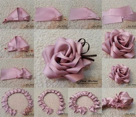 satin ribbon roses diy tutorial 6 fabric roses diy ribbon embroidery