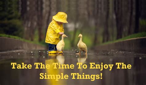 Enjoy The Simple Things Enjoyment Simple Motivational Quotes