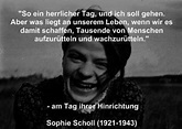 Zum Gedenken an Sophie Scholl - Bochum