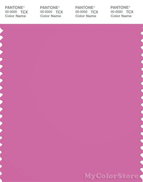 Pantone Smart 17 2625 Tcx Color Swatch Card Pantone Super Pink