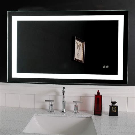 Buy Jovol Led Lighted Bathroom Mirror Wall Mounted Vanity Mirror With Defogger And Dimmable