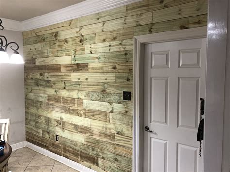 Board Wall Made From Pine Fence Boards Wall Board Outdoor Decor