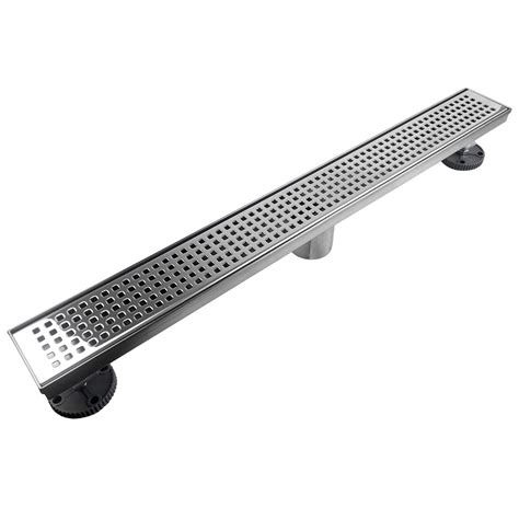 Buy Neodrain 36 Inch Linear Shower Drain With Removable Quadrato Pattern Grateprofessional