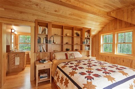 Cozy Cabin Retreat Combines Warmth Of Wood With A Bright Open Interior